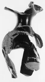 FIGURE VASE, OINOCHOE, FRAGMENT (ATHENIAN, RED-FIGURE)