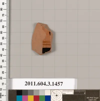 Terracotta fragment of a skyphos (deep drinking cup)