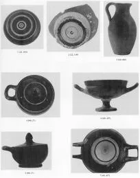 VARIOUS (ATHENIAN, BLACK GLAZE)