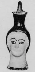 FIGURE VASE, OINOCHOE (ATHENIAN, RED-FIGURE)