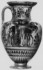 AMPHORA, NECK (ATHENIAN, BLACK-FIGURE)