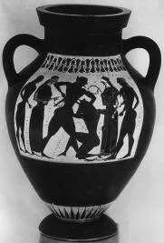 AMPHORA, BELLY, TYPE B (ATHENIAN, BLACK-FIGURE)