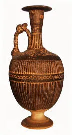 LEKYTHOS, SQUAT (SOUTH ITALIAN, APULIAN, BLACK GLAZE)
