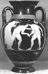 AMPHORA, BELLY, TYPE B (ATHENIAN, RED-FIGURE)