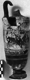 LEKYTHOS (ATHENIAN, BLACK-FIGURE)