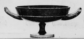 CUP (ATHENIAN, BLACK GLAZE)