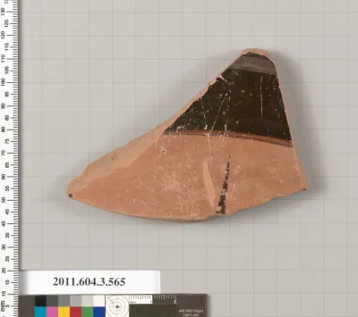 Terracotta fragment of a column-krater (bowl for mixing wine and water)