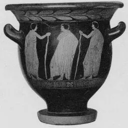 KRATER, BELL (SOUTH ITALIAN, APULIAN, RED-FIGURE)