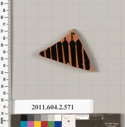 Terracotta fragment of a column-krater (bowl for mixing wine and water)