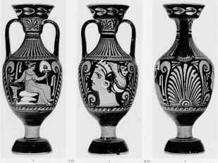 AMPHORA, PANATHENAIC SHAPE (SOUTH ITALIAN, APULIAN, RED-FIGURE)