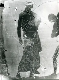 AMPHORA, PANATHENAIC PRIZE (ATHENIAN, BLACK-FIGURE)