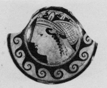 PLATE (ETRUSCAN, RED-FIGURE)