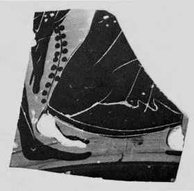 KRATER, COLUMN (?), FRAGMENT (ATHENIAN, BLACK-FIGURE)