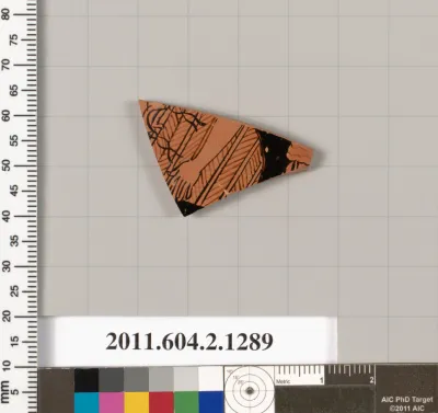 Terracotta fragment of a skyphos (deep drinking cup)