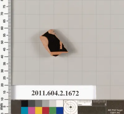 Terracotta fragment of a skyphos (deep drinking cup)