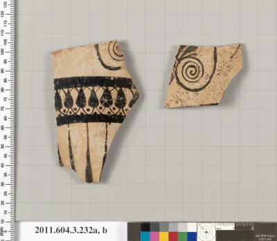 Terracotta fragments of a neck-amphora (jar)