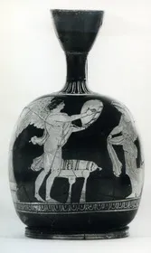 LEKYTHOS, SQUAT (ATHENIAN, RED-FIGURE)
