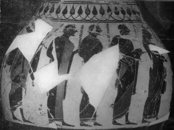 AMPHORA, BELLY, TYPE B (ATHENIAN, BLACK-FIGURE)