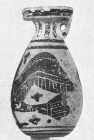 ALABASTRON (CORINTHIAN, BLACK-FIGURE)