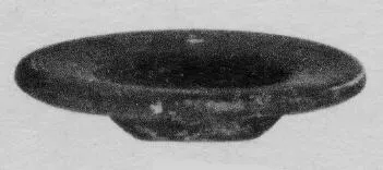 PLATE (ETRUSCAN, BLACK GLAZE)