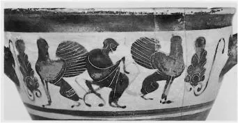 SKYPHOS (ATHENIAN, BLACK-FIGURE)