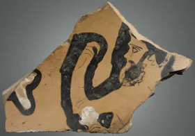 KRATER, FRAGMENT (ATHENIAN, RED-FIGURE)