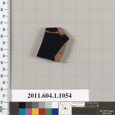 Terracotta fragment of a kylix (drinking cup)