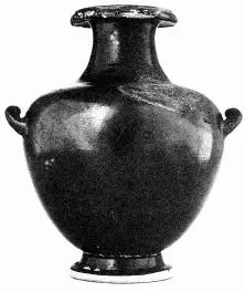 HYDRIA (ATHENIAN, BLACK GLAZE)