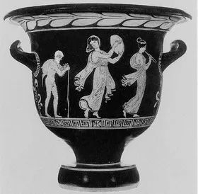 KRATER, BELL (SOUTH ITALIAN, APULIAN, RED-FIGURE)