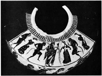 HYDRIA, FRAGMENT (ATHENIAN, BLACK-FIGURE)