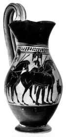 OLPE (ATHENIAN, BLACK-FIGURE)
