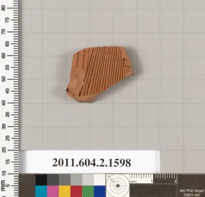 Terracotta fragment of a skyphos (deep drinking cup)