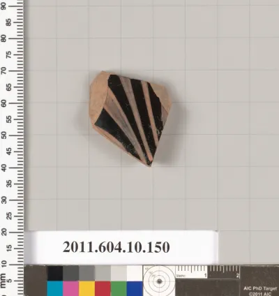 Terracotta fragment of a skyphos (deep drinking cup)