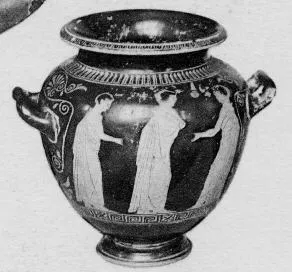 STAMNOS (ATHENIAN, RED-FIGURE)