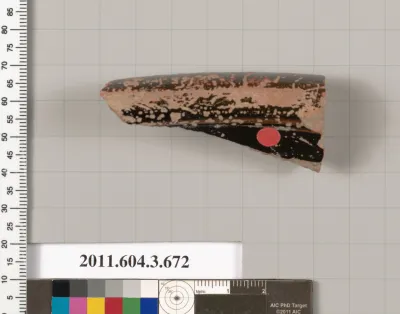 Terracotta fragment of a calyx-krater (bowl for mixing wine and water)