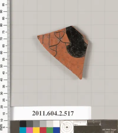 Terracotta fragment of a column-krater (bowl for mixing wine and water)