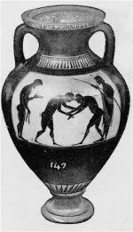 PSEUDO-PANATHENAIC AMPHORA (ATHENIAN, BLACK-FIGURE)