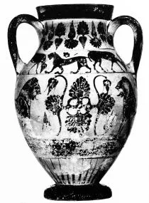 AMPHORA, BELLY (CHALCIDIAN, BLACK-FIGURE)