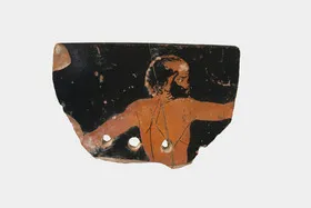 SKYPHOS, FRAGMENT (ATHENIAN, RED-FIGURE)