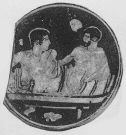 CUP, FRAGMENT (ATHENIAN, RED-FIGURE)