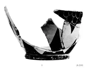 OINOCHOE, FRAGMENT (PROTOCORINTHIAN, BLACK PATTERN)