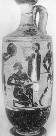 LEKYTHOS (ATHENIAN, BLACK-FIGURE)