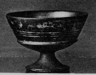 CHALICE (ETRUSCAN, BUCCHERO)