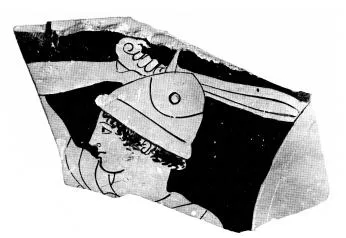 LOUTROPHOROS, FRAGMENT (ATHENIAN, RED-FIGURE)