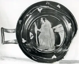 CUP, STEMLESS (ATHENIAN, RED-FIGURE)