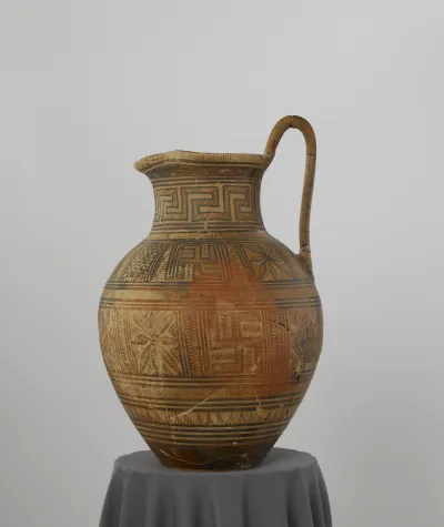 Oinochoe with Geometric Motifs