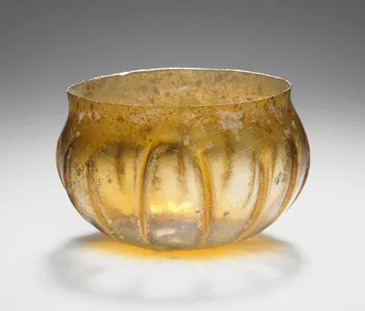 Yellow Ribbed Bowl (Rippenschale)