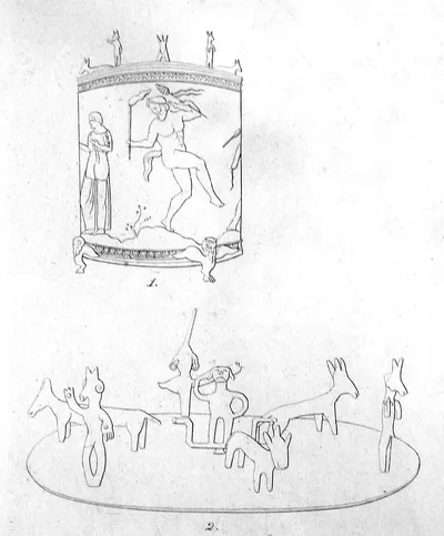 Abguss einer Ciste, deren Original verschollen ist (modern)