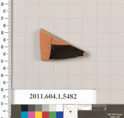 Terracotta fragment of a kylix (drinking cup)