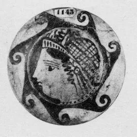 PLATE (ETRUSCAN, RED-FIGURE)